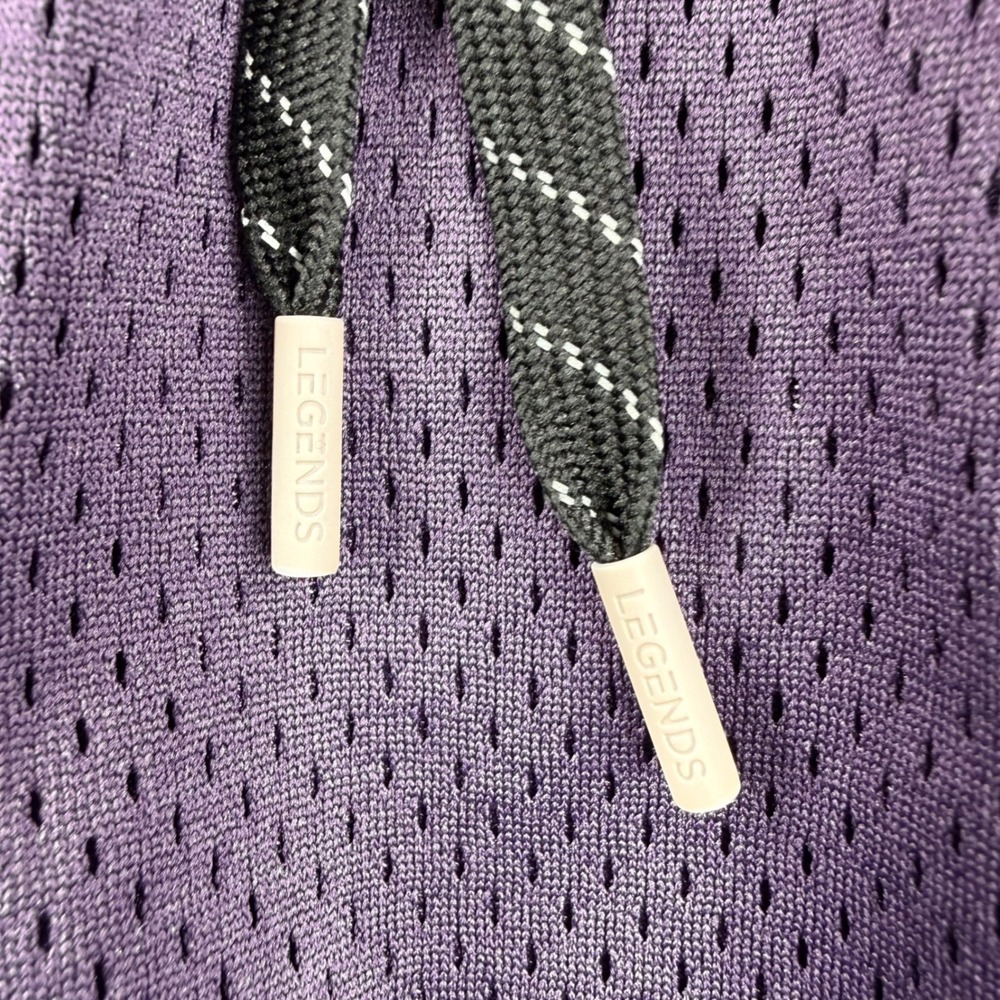 Legends Shorts Mens Large Purple Mesh Lined Athletic Basketball Gym Activewear - Picture 3 of 11